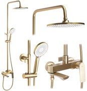 Zestaw Prysznicowy REA AVALON ZŁOTY SZCZOTKOWANY