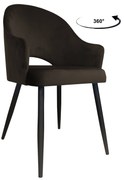 Krzesło obrotowe Velvet podstawa czarna MG05