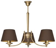 Klasyczny żyrandol z trzema abażurami YA-S3Am
