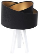 Lampa stołowa GEMSTONE czarna/złota/biała BPS KONCEPT