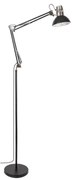 Rabalux 2196 - Lampa stojąca ARISTEO 1xE27/40W/230V czarna/chrom błyszczący
