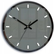 Zegar ścienny okrągły klasyczny z cichym mechanizmem na ścianę akrylowy