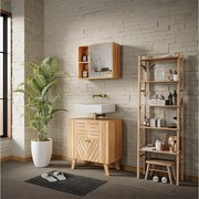 Szafka pod umywalkę bambus 60x36x65 lucie