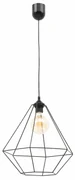 Lampa wisząca BREVITAS I czarna ELTAP