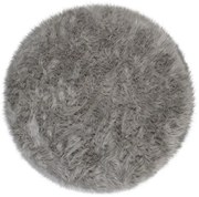 Szary dywan Flair Rugs Sheepskin, ⌀ 120 cm