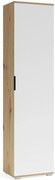 Szafa wąska dąb artisan + biała L5-R91