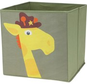 Pojemnik do przechowywania z włókniny Żyrafa 30 x 30 cm