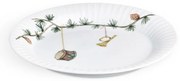 Biały porcelanowy talerz deserowy ze świątecznym motywem ø 19 cm Hammershøi Christmas – Kähler Design