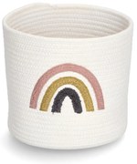 Kosz do przechowywania z plecionki RAINBOW, Ø 25 cm