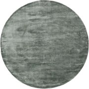 Zielony dywan Nela A o okrągłym kształcie