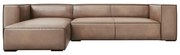 Jasnobrązowy skórzany narożnik (lewostronny) Madame – Windsor &amp; Co Sofas