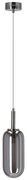 Antracytowa lampa wisząca LED ze szklanym kloszem ø 13 cm Fiuggi – Candellux Lighting