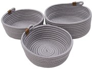 Dywan Koszyk pleciony Koszyki szare MEDLEY 000x000 Zestaw