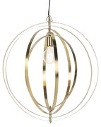 Wisząca lampa vintage mosiądz - Rings Retro Oswietlenie wewnetrzne