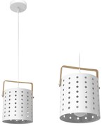 Lampa sufitowa nowoczesna APP957-1CP Biała
