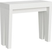 Konsola rozkładana 90x40/300 cm Spimbo Frassino biała