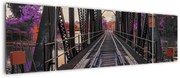 Obraz mostu kolejowego (170x50 cm)