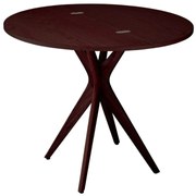 Stół półokrągły CUTTI 90x90 rozkładany orzech RAGABA