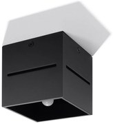 Nowoczesny plafon kostka czarny G5-H26