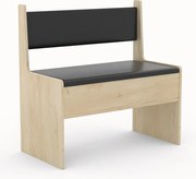 Ławka stołowa narożna z drewna Esal 80 cm