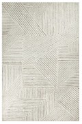 Kremowy wełniany dywan tkany ręcznie odpowiedni do prania 170x240 cm Almond Valley – Lorena Canals