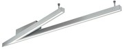 Szara lampa sufitowa LED ze sterowaniem głosowym/mobilną aplikacją i metalowym kloszem 35x127.5 cm Cicanto – CINQUE