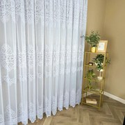 Firana żakardowa Deszczyk elegancka klasyczna - wys. 250 cm