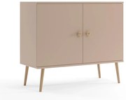 Komoda LEBEL z drzwiczkami 100cm machiato MELIMEBLE
