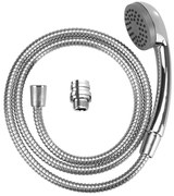 Słuchawka prysznicowa do baterii umywalkowej, przenośny gadżet ze stali nierdzewnej - wąż 150 cm, WENKO