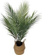 Sztuczna roślina palma w koszyku, 64 cm