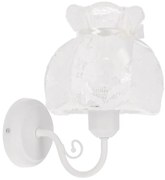 Biały metalowy kinkiet z abażurem - 4X Z062 N7-L53