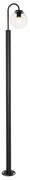 Nowoczesny lampion czarny z tworzywa sztucznego 200 cm IP44 - Sfera