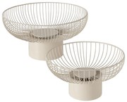 Patery metalowe na owoce CINDY, 2 szt. Ø 30-39 cm