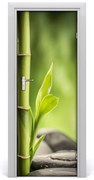 Naklejka samoprzylepna okleina na drzwi Bambus