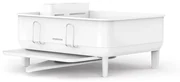 Simplehuman Ociekacz do naczyń Compact, stal, plastik, FPP, biały