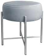 Taboret Pola noga metalowa szara BL06