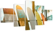 Obraz - Deski surfingowe (125x70 cm)