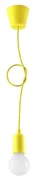 Żółta lampa wisząca ø 5 cm Rene – Nice Lamps