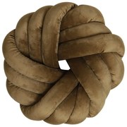 Aksamitna poduszka dekoracyjna ø 33 cm Knot – Light &amp; Living