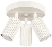 Plafon trzypunktowy KARBON 3P beżowy okrągły SOLLUX LIGHTING