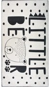 Czarno-biały dywan dziecięcy odpowiedni do prania 120x180 cm Little Bear – Vitaus