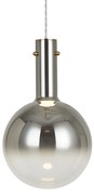 Lampa wisząca TORONTO 1xGU10, kula, pojedynczy klosz, srebro, chrome