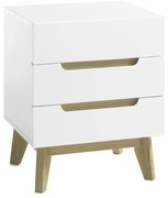 Stolik nocny SINIRA biały