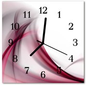 Zegar ścienny kwadrat Abstrakcyjne linie