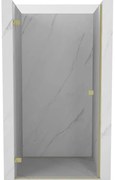 Mexen Lunar-B drzwi prysznicowe uchylne lewe 65 cm, transparent, złote szczotkowane - 832-065-000-55-00-L