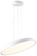 Arcino White 44 – biała lampa wisząca LED do nowoczesnych wnętrz