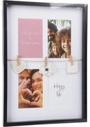 Ramka na zdjęcia z dekoracją, 31 x 2,7 x 43,5 cm