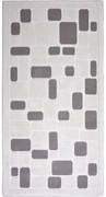 Beżowy bawełniany dywan Vitaus Mozaik, 100x150 cm