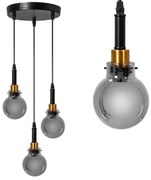 Lampa Wisząca APP1125-3CP Black Gold