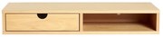 Naturalna szafka nocna w dekorze dębu z półką Farsta – Woodman